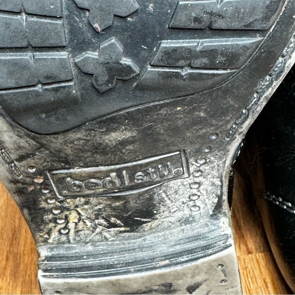 BED STU Curtis II Moc Toe Boot Weathered Graphite Dip Dyed Black - Size 8 Men - Picture 9 of 9